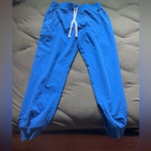 Figs Zamora Jogger Scrub Pants Royal Blue Large